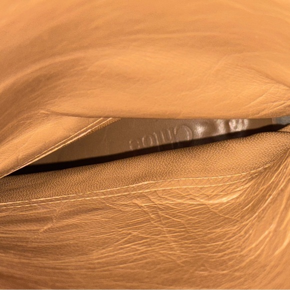 Chloe Gray Leather Wooden Heel Tall Boots - Picture 7 of 10